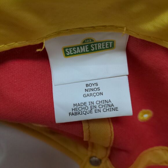 Sesame Street Boy's Snapback Hat Red 100% Cotton Elmo Vacation Graphic - Picture 9 of 10